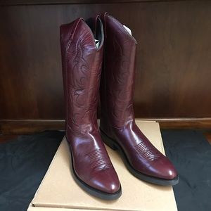 NWT Men’s Old West Western Cowboy Work Boots